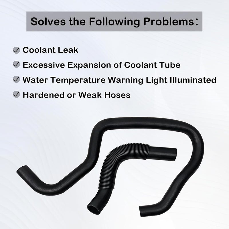 ASKALL Engine Upper and Lower Radiator Coolant Hose Compatible with Cadillac Escalade Chevy Avalanche Silverado Suburban Tahoe GMC Sierra Yukon Replace 22827731 22827735 - Image 4
